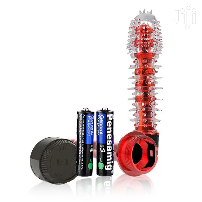7-Inches Pijat Penis Dildo Vibrator - Black