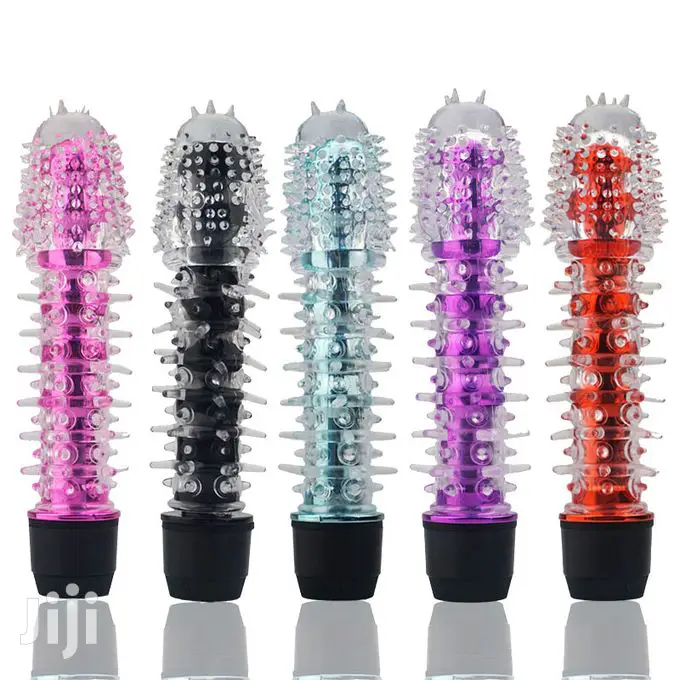 7-Inches Pijat Penis Dildo Vibrator - Black