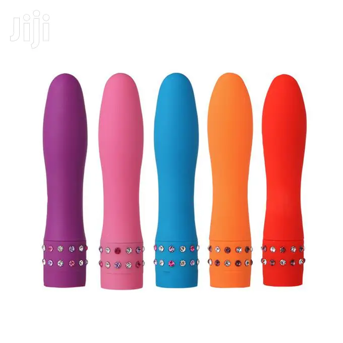 Mini Bullet Vibrator With Diamonds Decorations