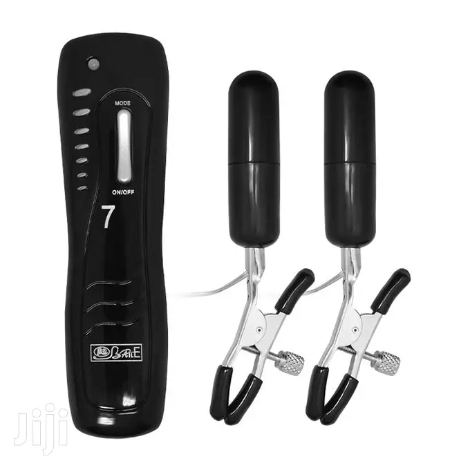 7 Speeds Nipple, Clitoris Clip & Nipple Clamps Vibrator
