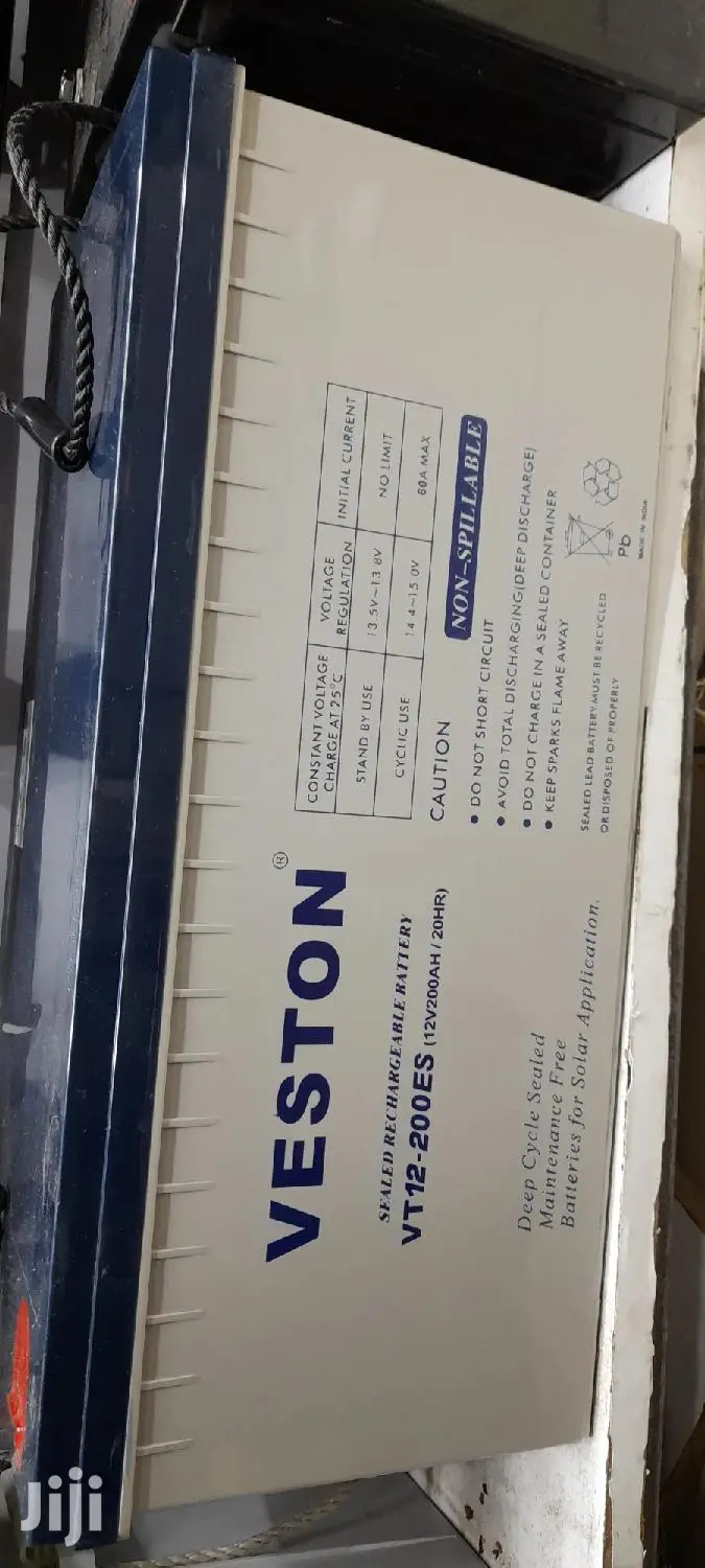 New Veston Sealed Reachargeable Solar Battery 200ah 20hr