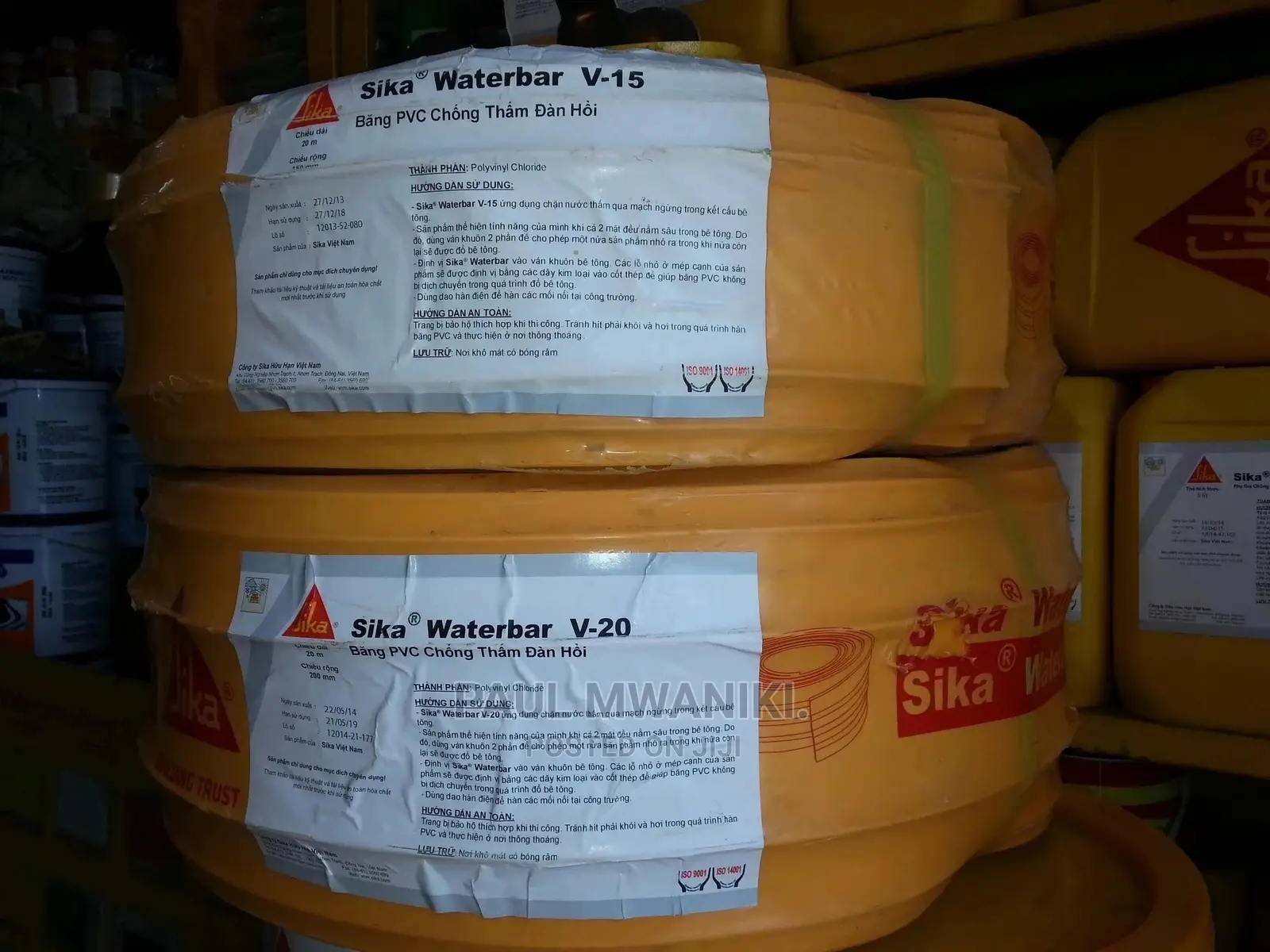 Sika Waterbar V15,V20,V24