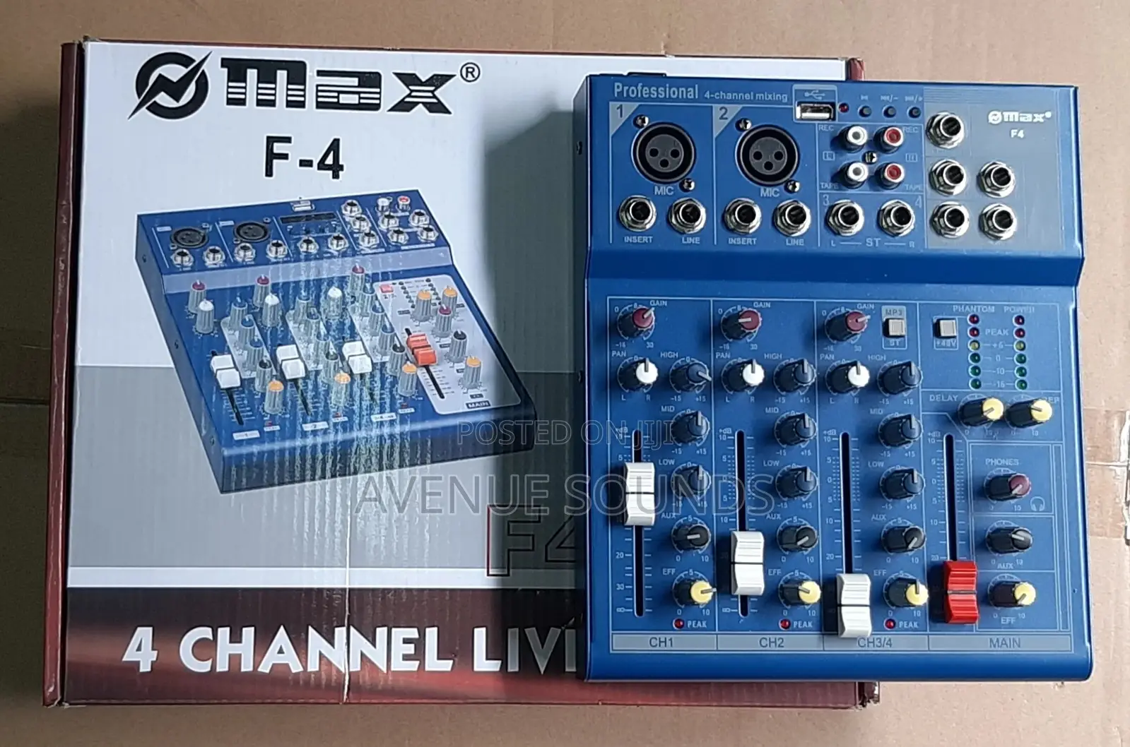 Max Plain Mixer 4 Channels