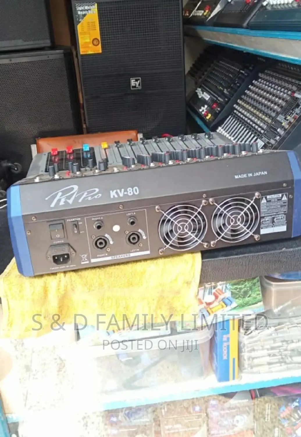 8 Channel Pevpro Powered Mixer