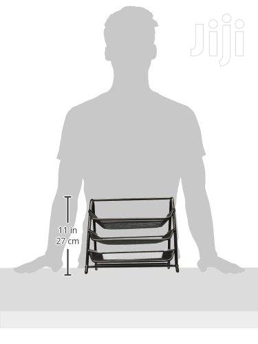 Office Tray 3-tier Mesh Desk Tray Office Desk Organizer