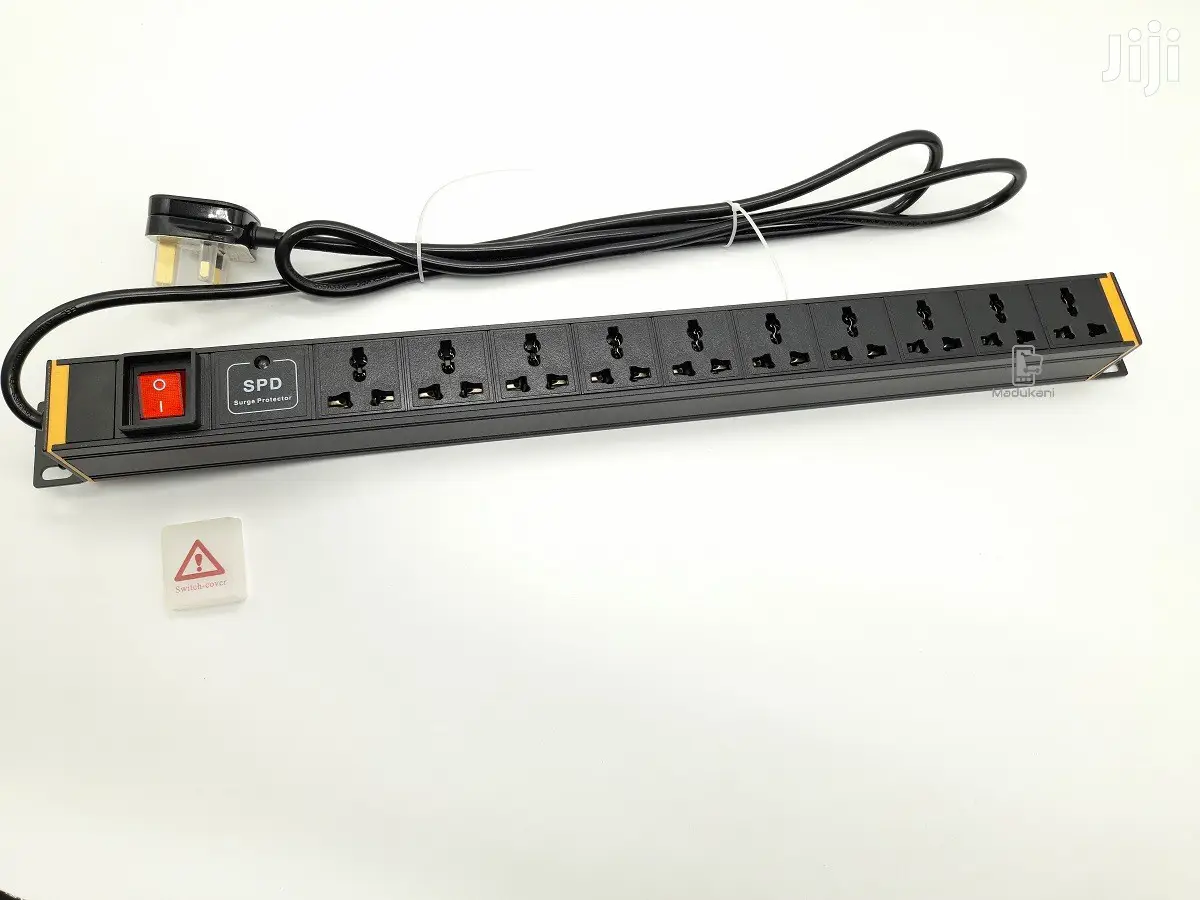 10-Way Metal Horizontal 13a Pdu Standardized Power Extension