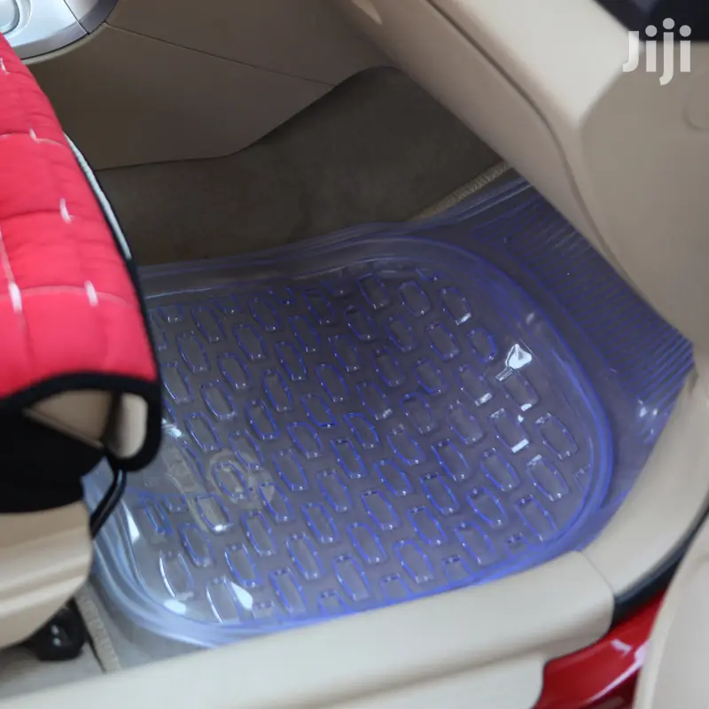 5pcs Transparent PVC Waterproof Nonslip Mat Carpet