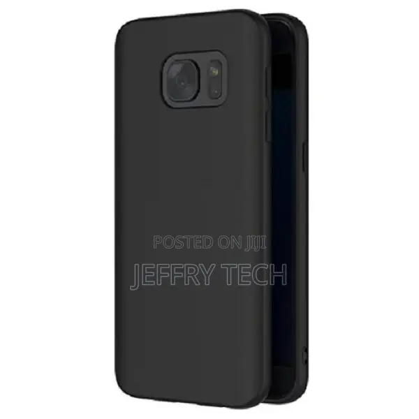 Silicone Back Case for Samsung Galaxy S7 - Black