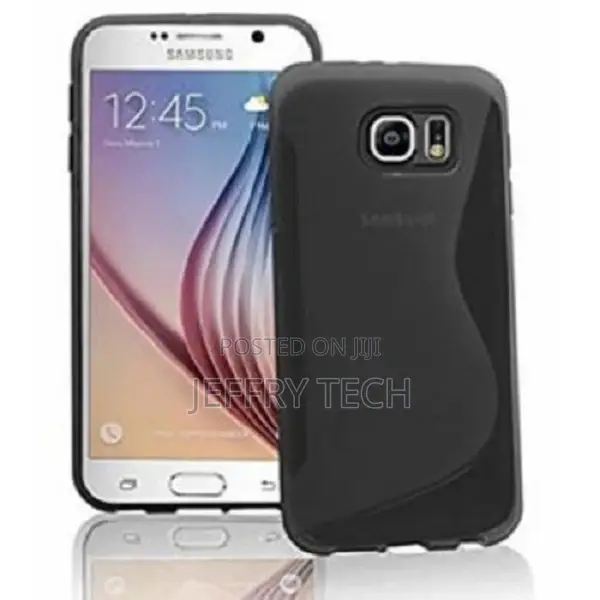 Silicone Back Case for Samsung Galaxy S7 - Black