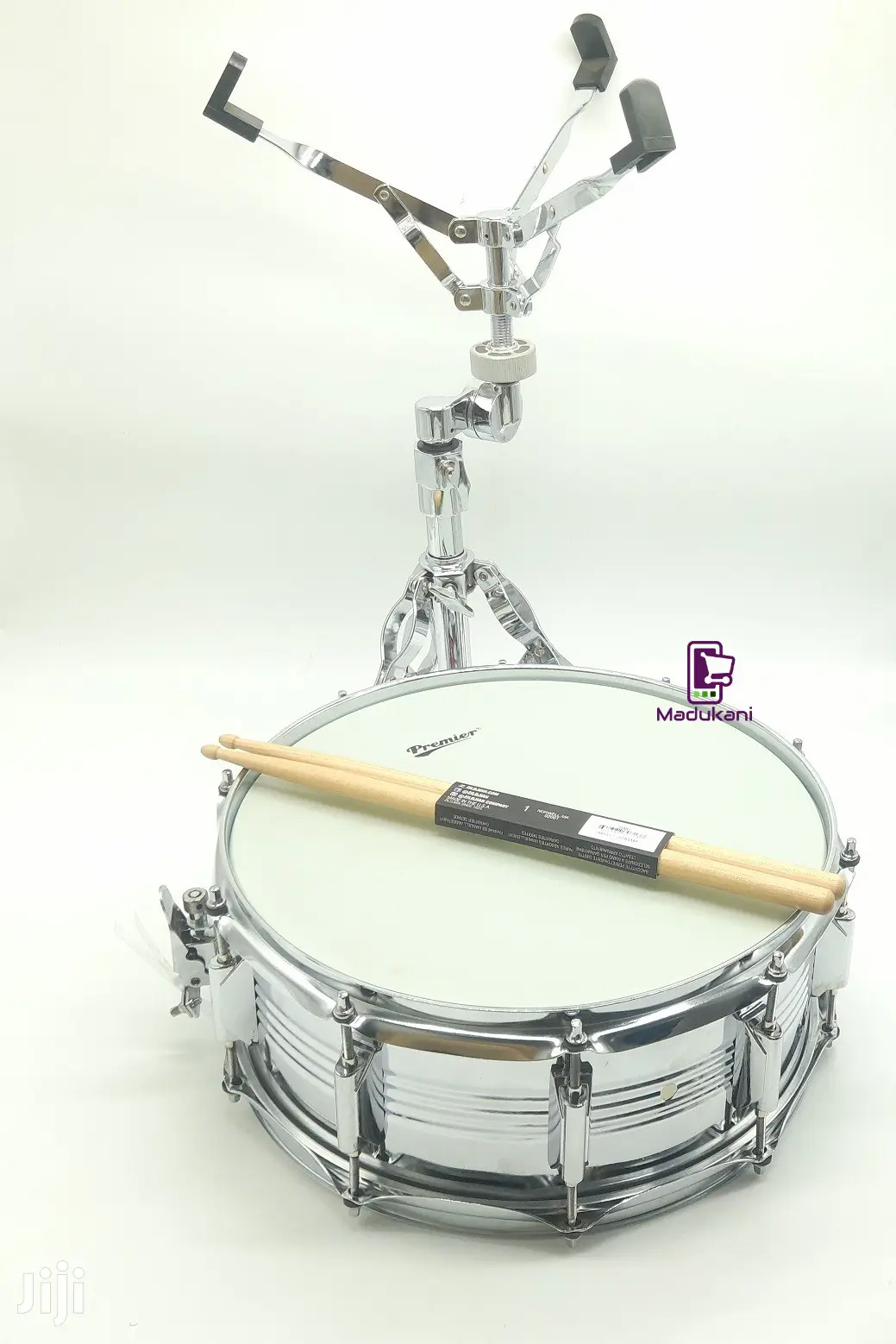 Complete Snare Drum With Stand and Sticks