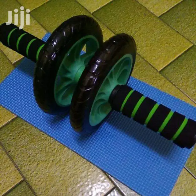 AB Wheel Doublr Wheel Fitness Abs Roller With Free Mat