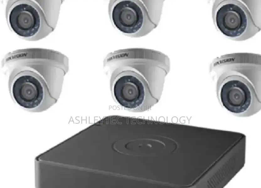 Eight Hikvision CCTV Cameras Security Surveillance Complet