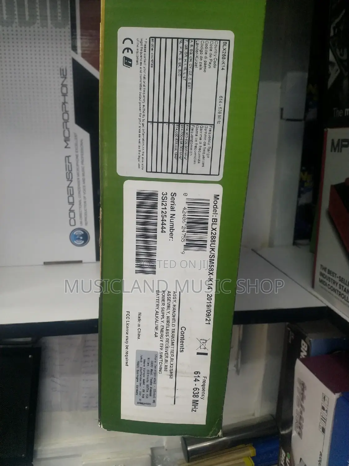 Shure Pg58 Original Wireless Microphone
