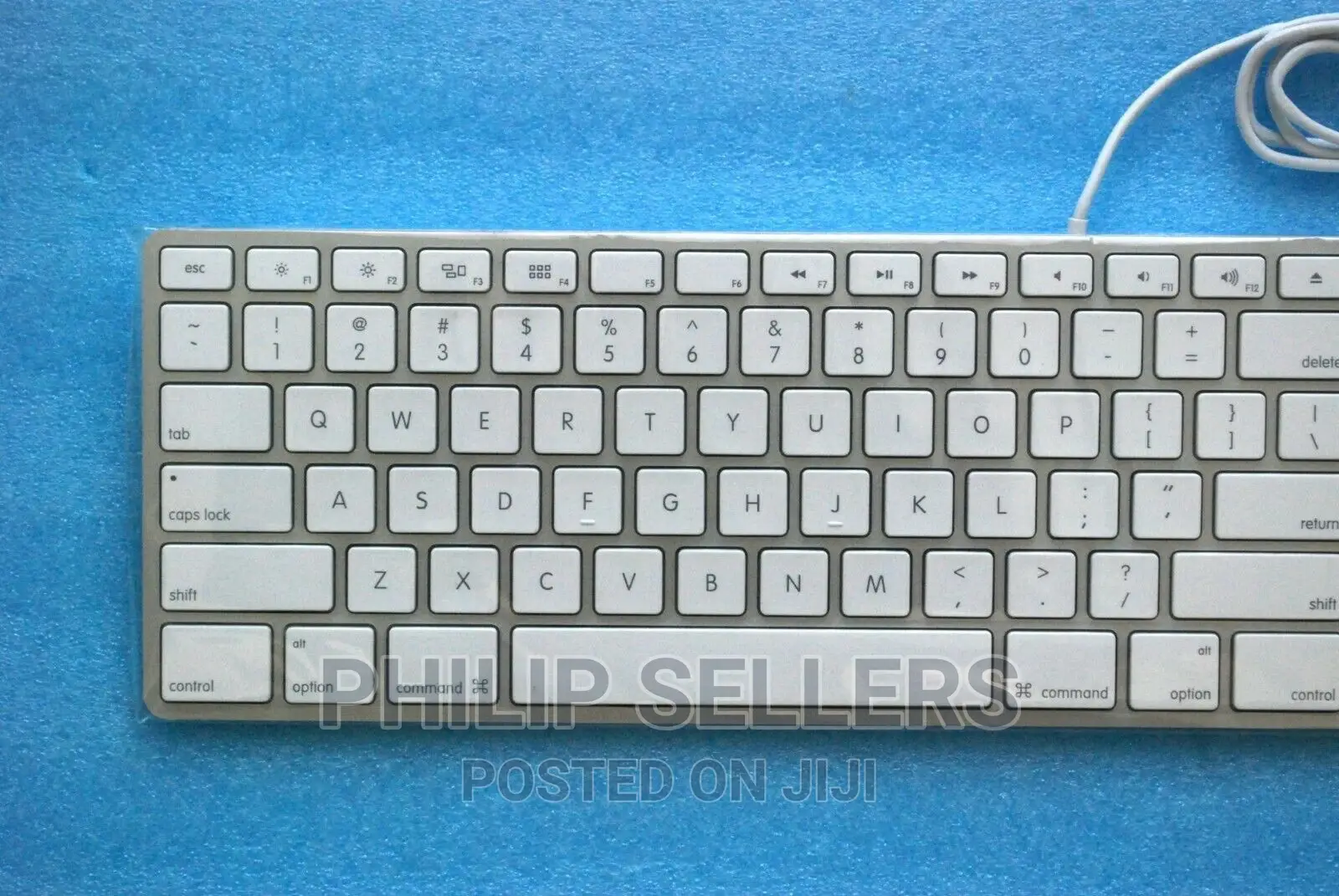 New US English Apple A1243 Aluminum Wired USB Keyboard With