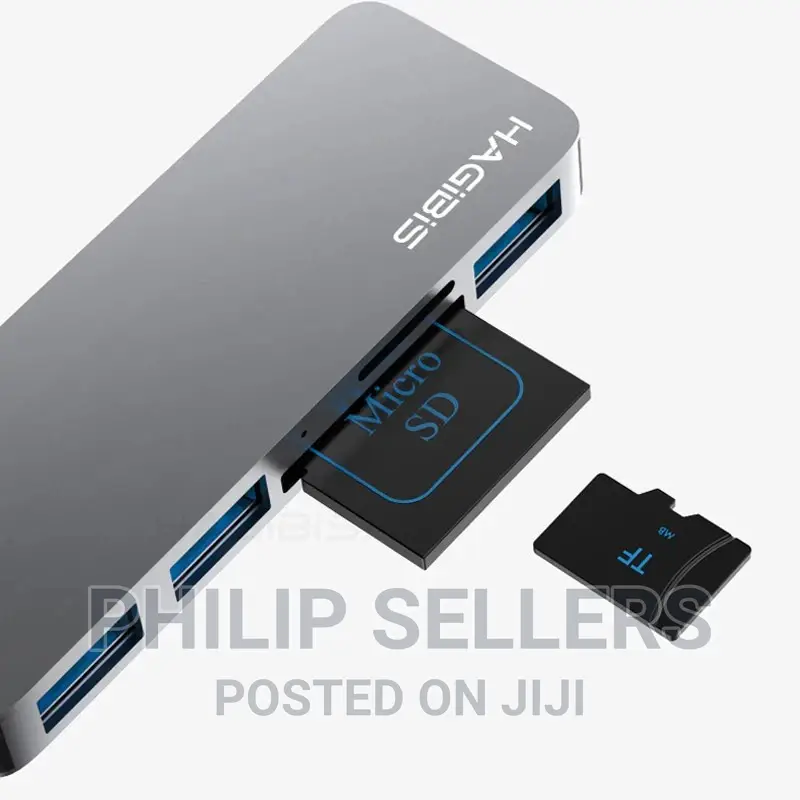 Hagibis USB C Hub 5 in 1 Type C to SD/TF Card Reader USB 3.1