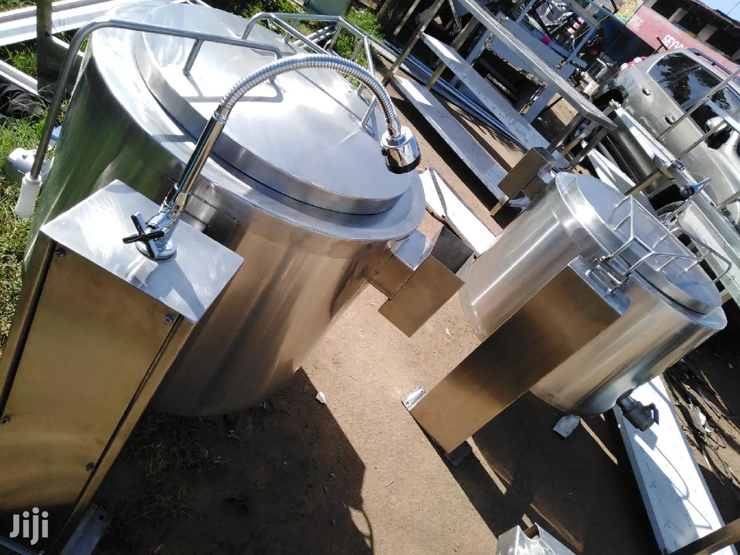 Gas Tilting Stainless Steel Boiler Jiko-All Sizes
