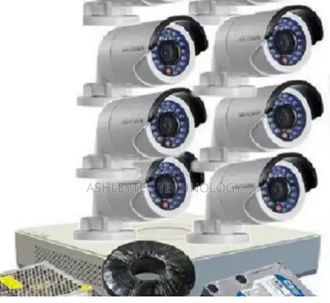 Hikvision 8 Full Camera Packcctv Kit With 500gb HDD