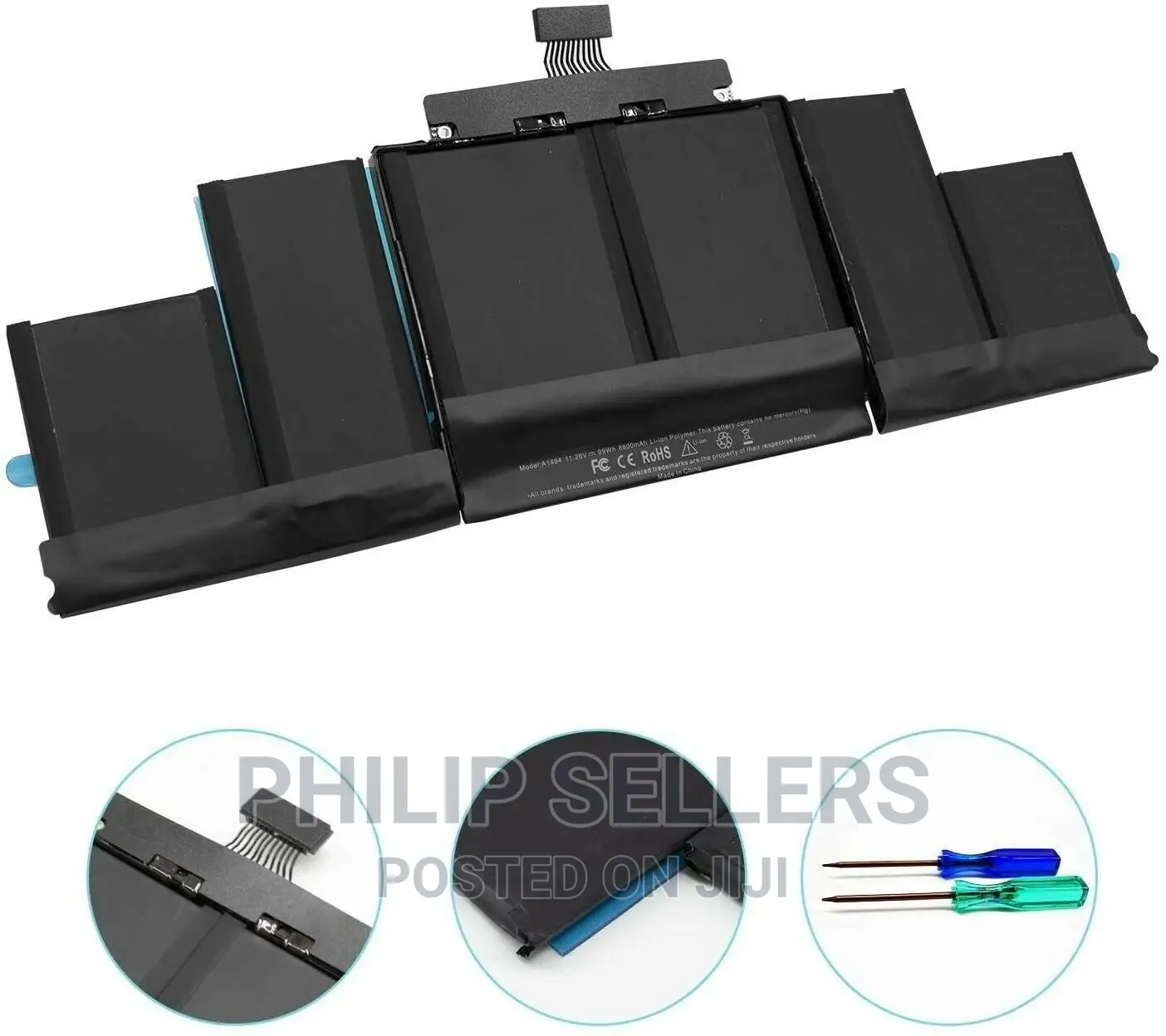 Genuine A1618 A1494 A1398 Battery for Apple Macbook Pro 15 I
