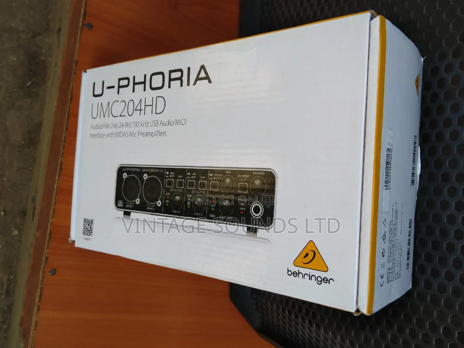 Studio Audio Interface Uphoria Umc202hd