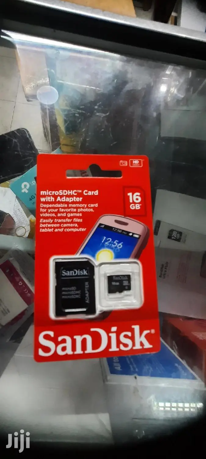 Sandisk Microsdxc 16gb Memory Card With Adapter.
