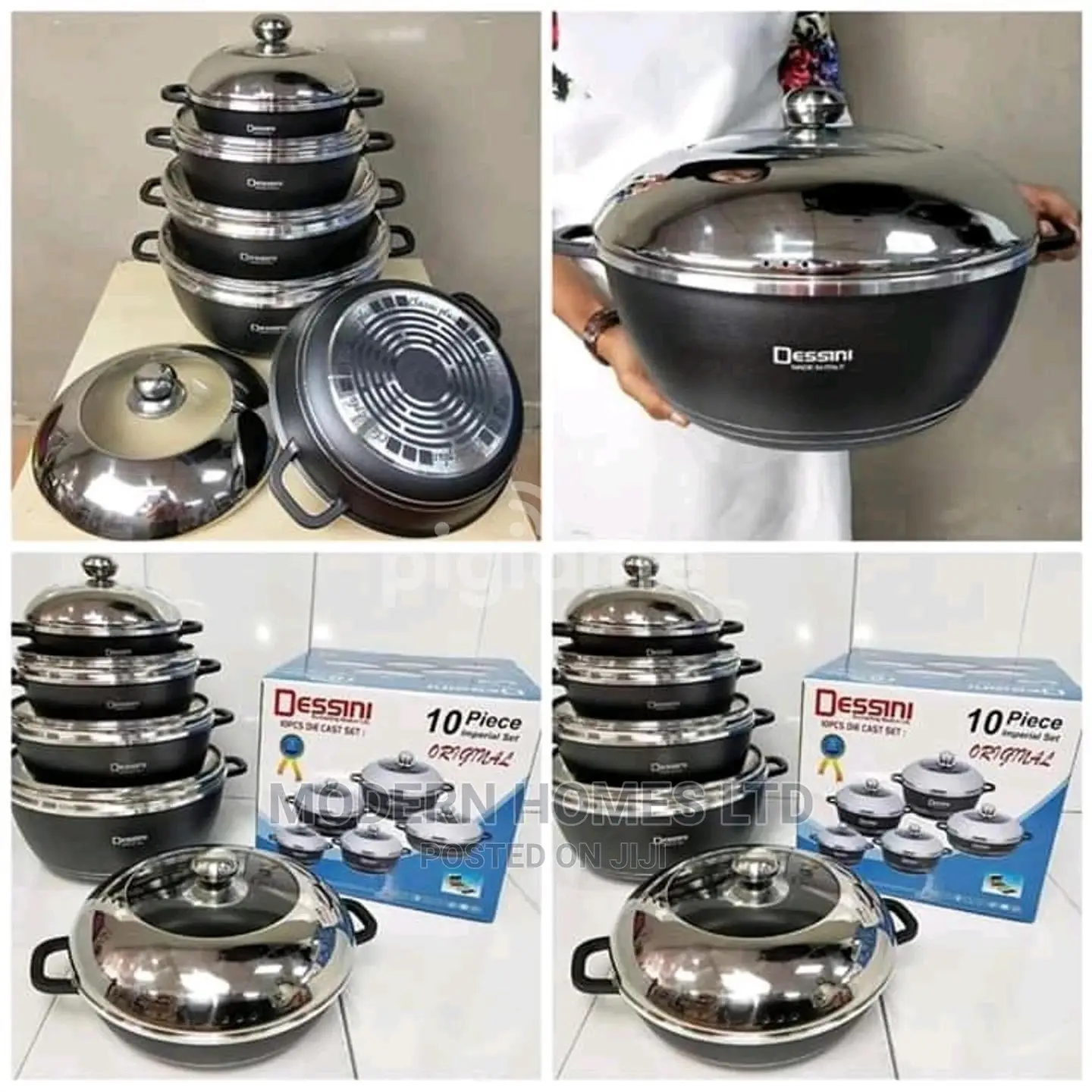 Affordable Dessini 10 Pieces Cooking Pots