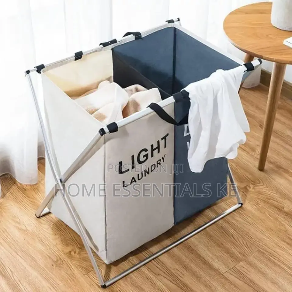 2 Compartment Laundry Basket