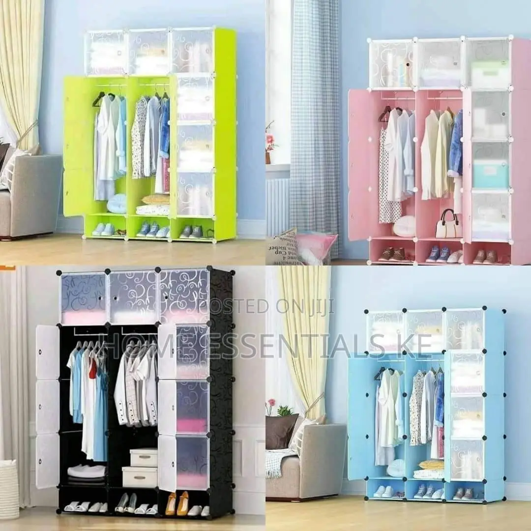 3column Plastic Wardrobe