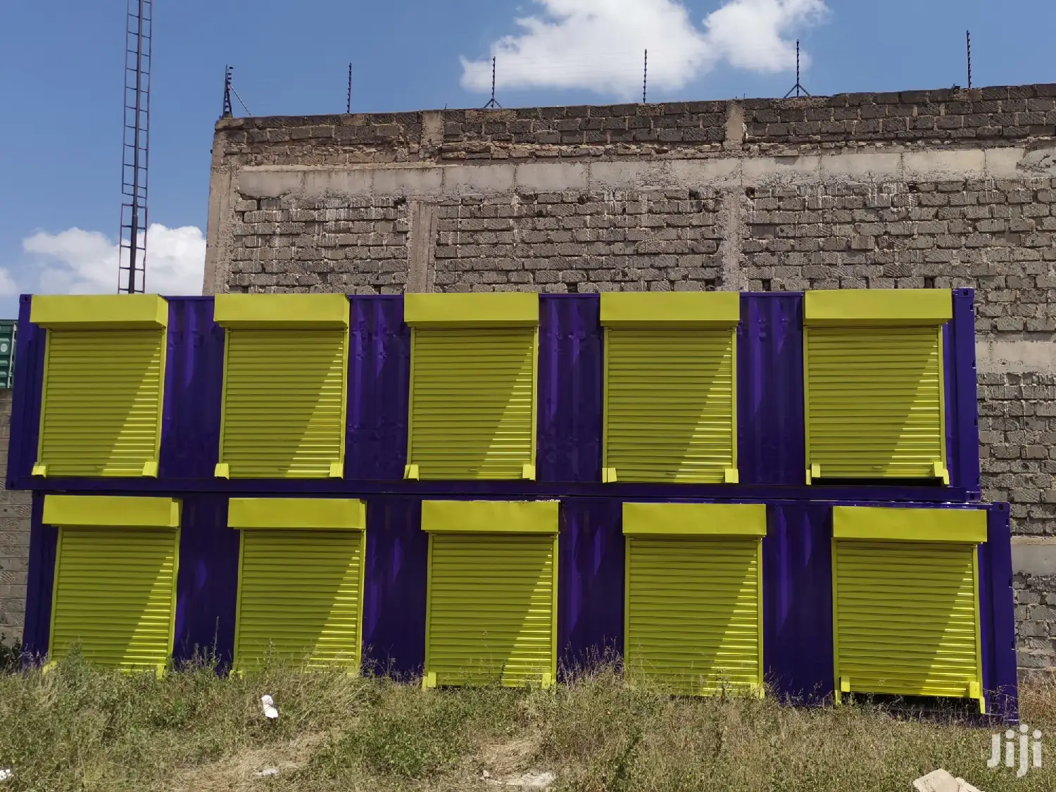 Shipping Containers Stalls Ready For Delivery