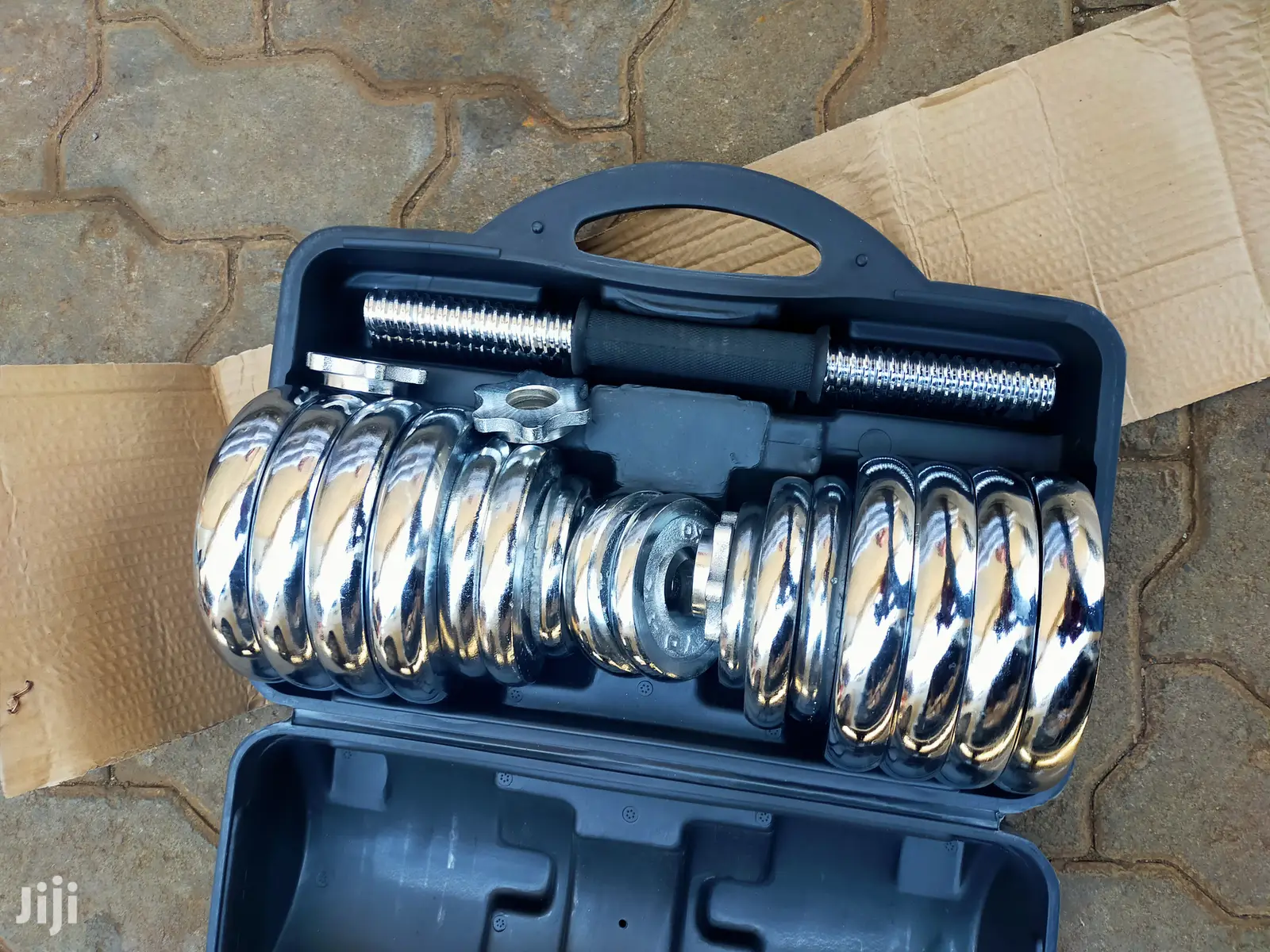30 Kg Dumbell Set Adjustable Heavy Duty With Briefcase Porta