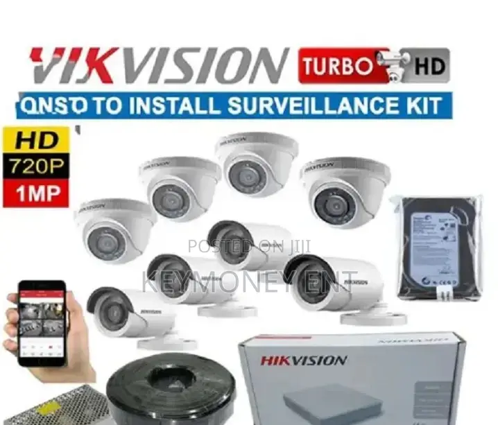 8 Hikvision Turbo HD CCTV Sales And Installation System Kit