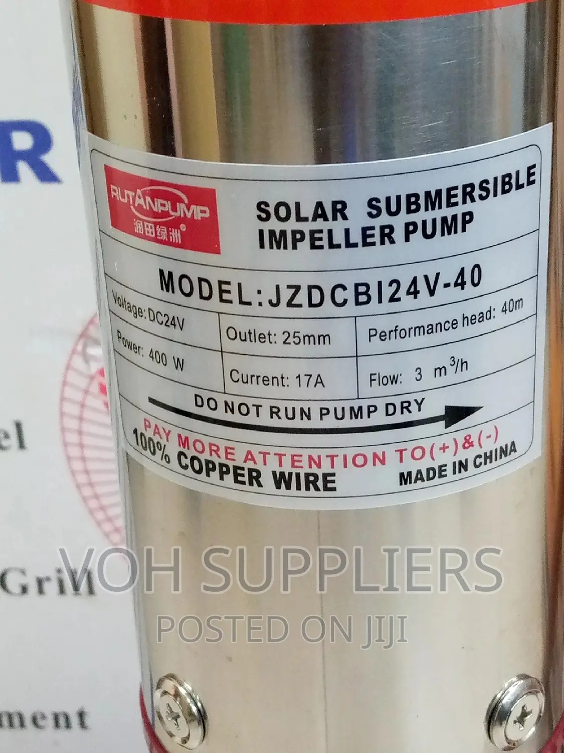 Rutan Solar Pump