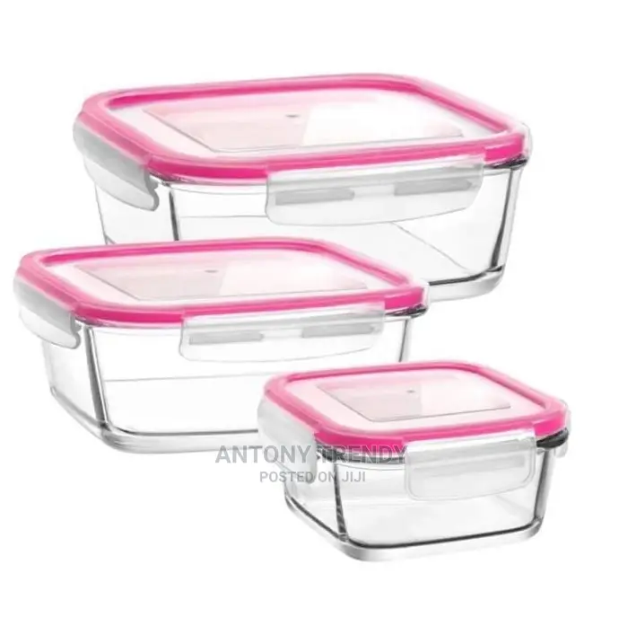 3 Pc Glass Casserole Dishes