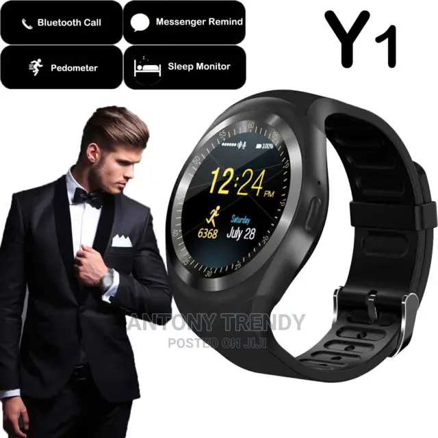 Y1 Smart Bluetooth3.0 Watch Phone Band SIM Card