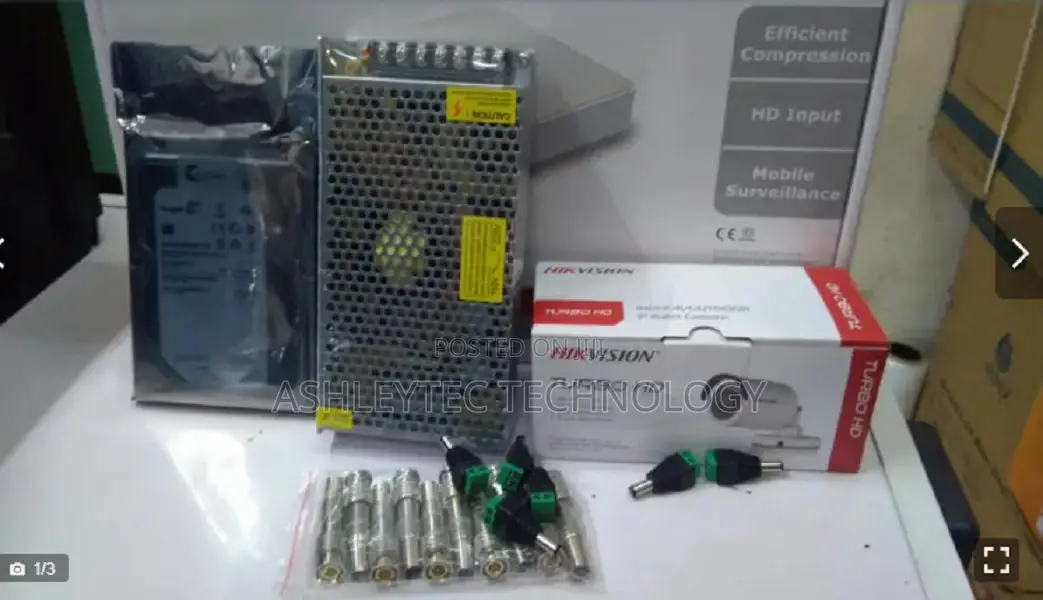 1 Hikvision 720P 1mp FULL Kit CCTV Cameras System