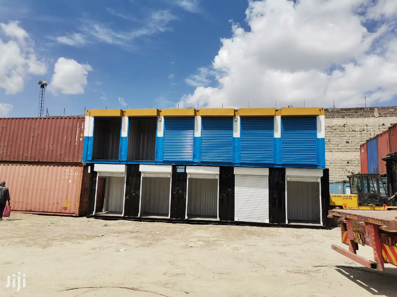 Shipping Container With 6 Stalls Ready For Delivery