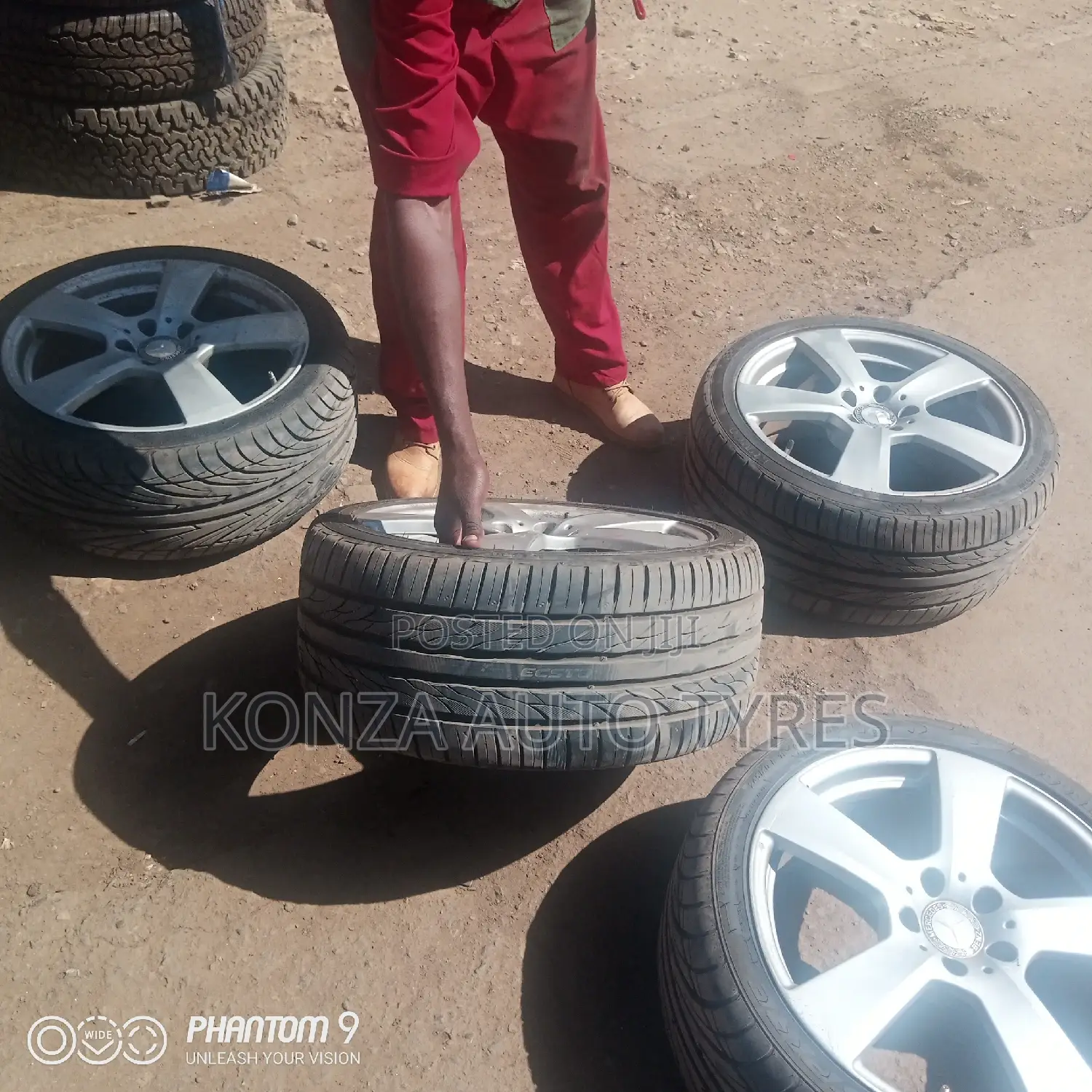 Set of Sport Rims Size 18 for Mercedes Benz