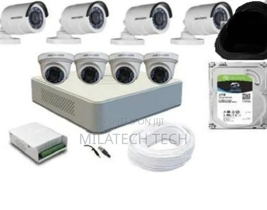 CCTV Cameras Hikvision8 Cameras