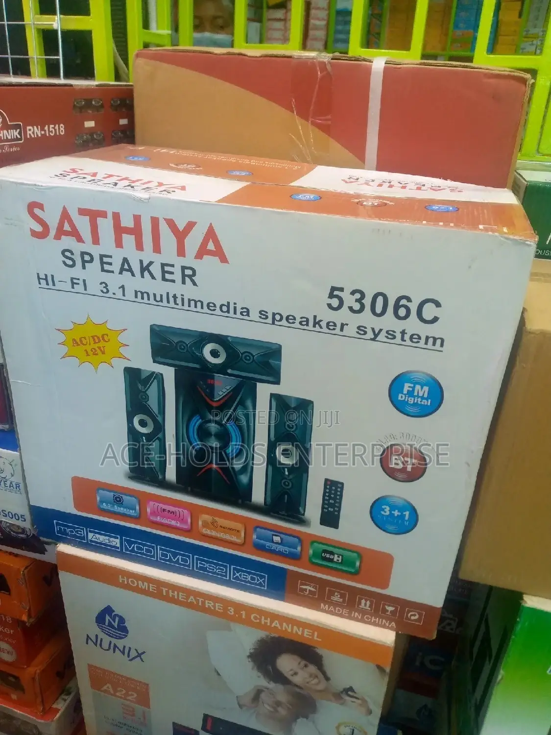 AC/DC Sathiya Speaker Hifi 3.1 Multimedia Speaker System