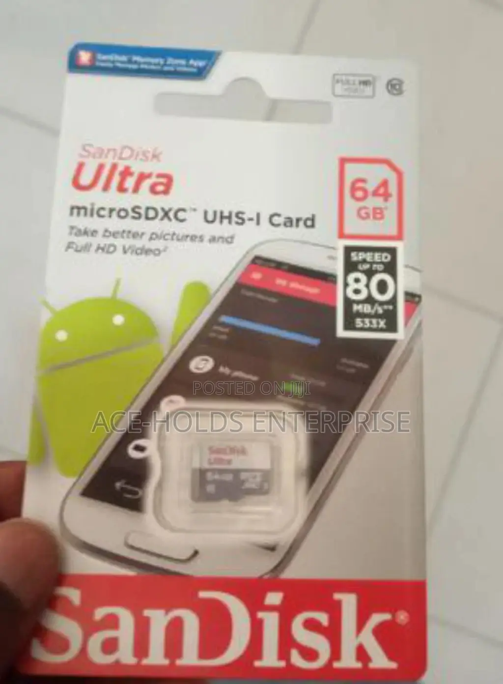 64 Gb Sandisk Memory Card