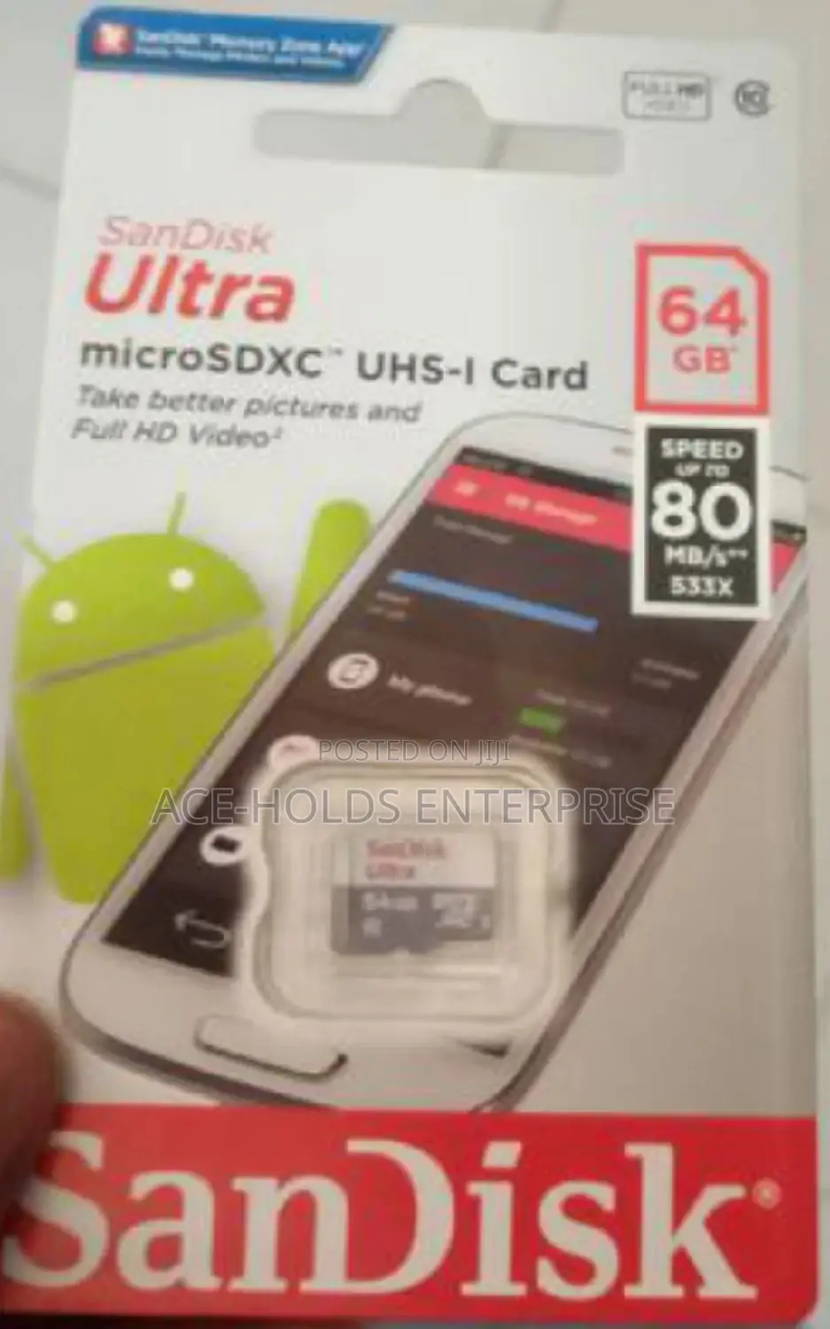 64 Gb Sandisk Memory Card
