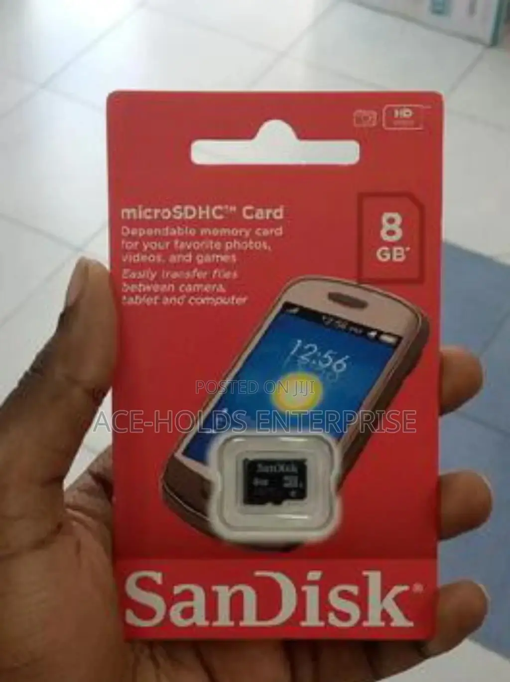 8gb Sandisk Memory Card.
