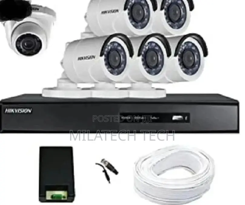 Hikvision Cctv Cameras 3 Channel Complete Package Set