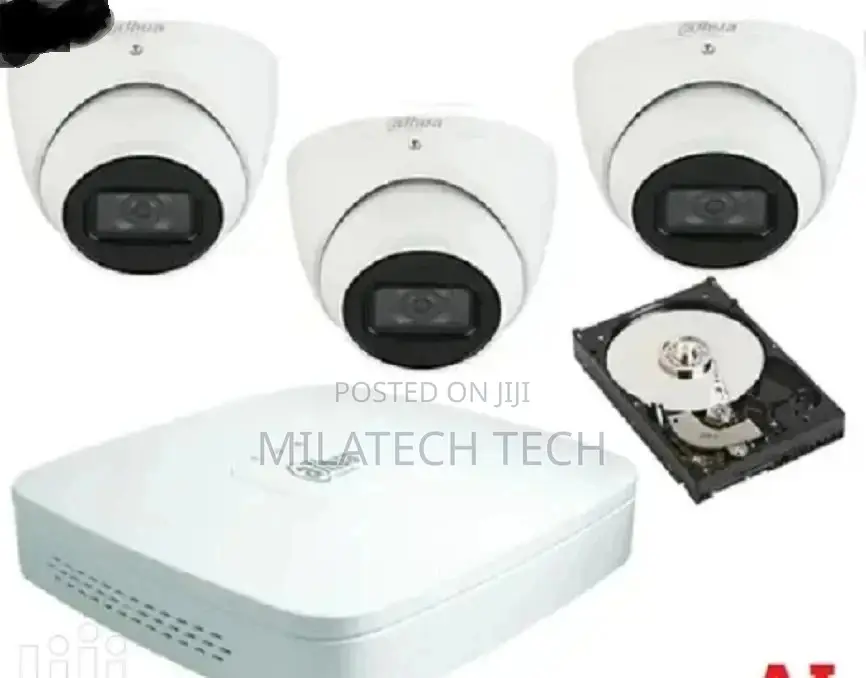 Four Cameras Kit With 100m Cable 500GB HDD