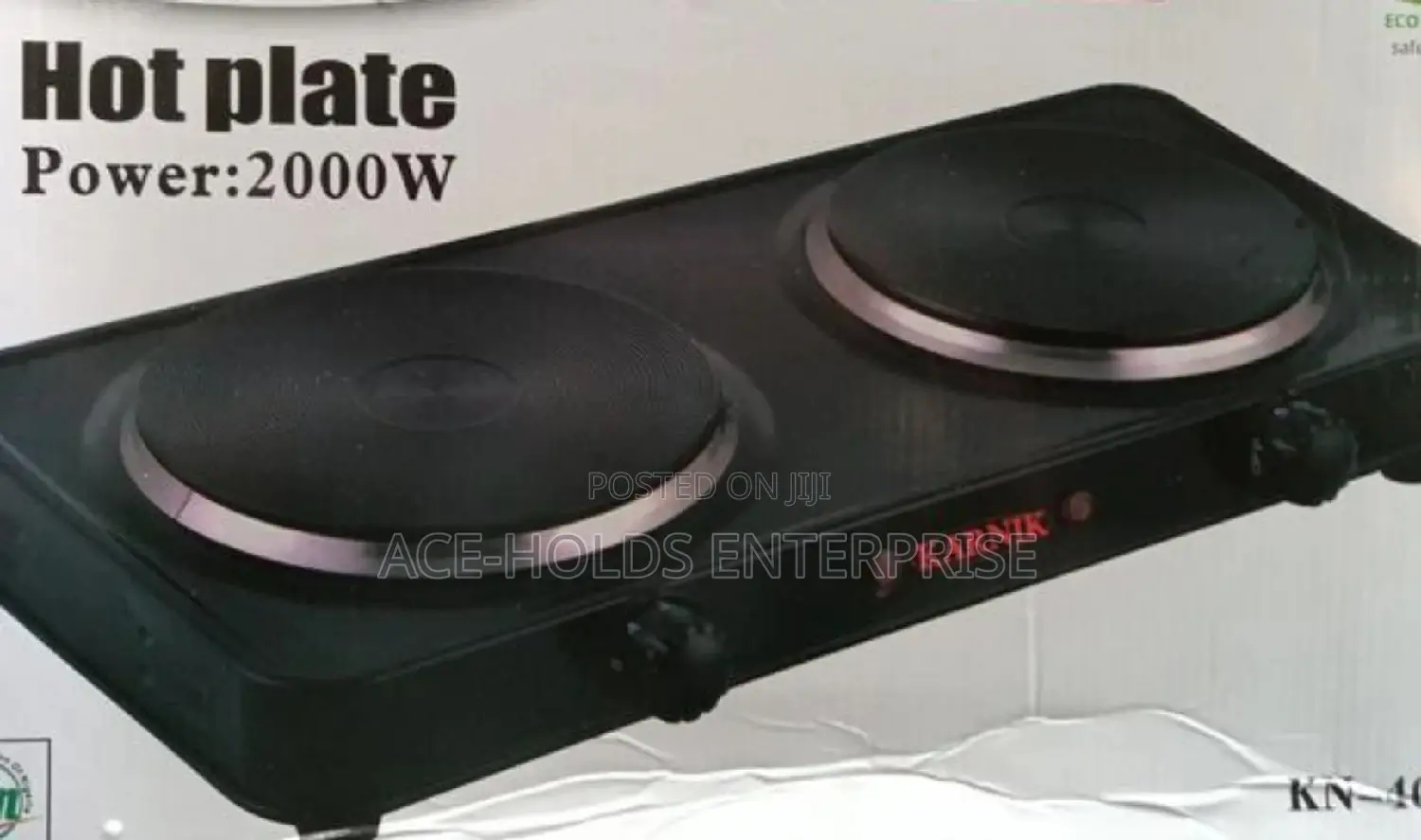 Two Burner Electric Cooker.