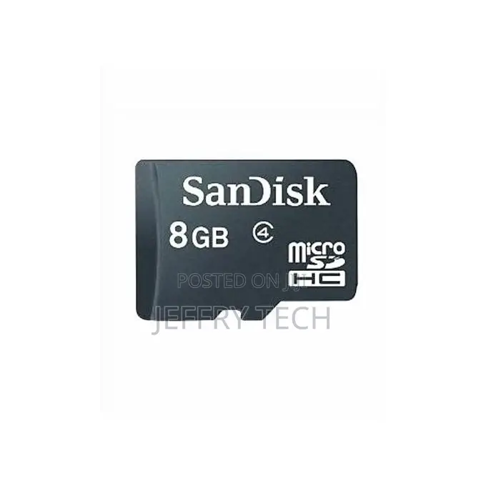Sandisk SD Card 8GB - Black