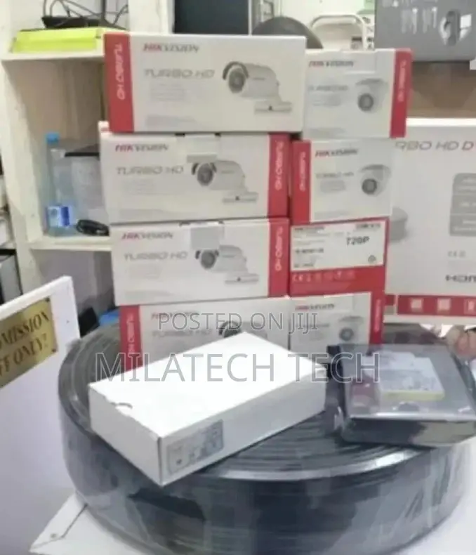 Eight 8 Hikvision Complete Cctv Cameras System Package Sale