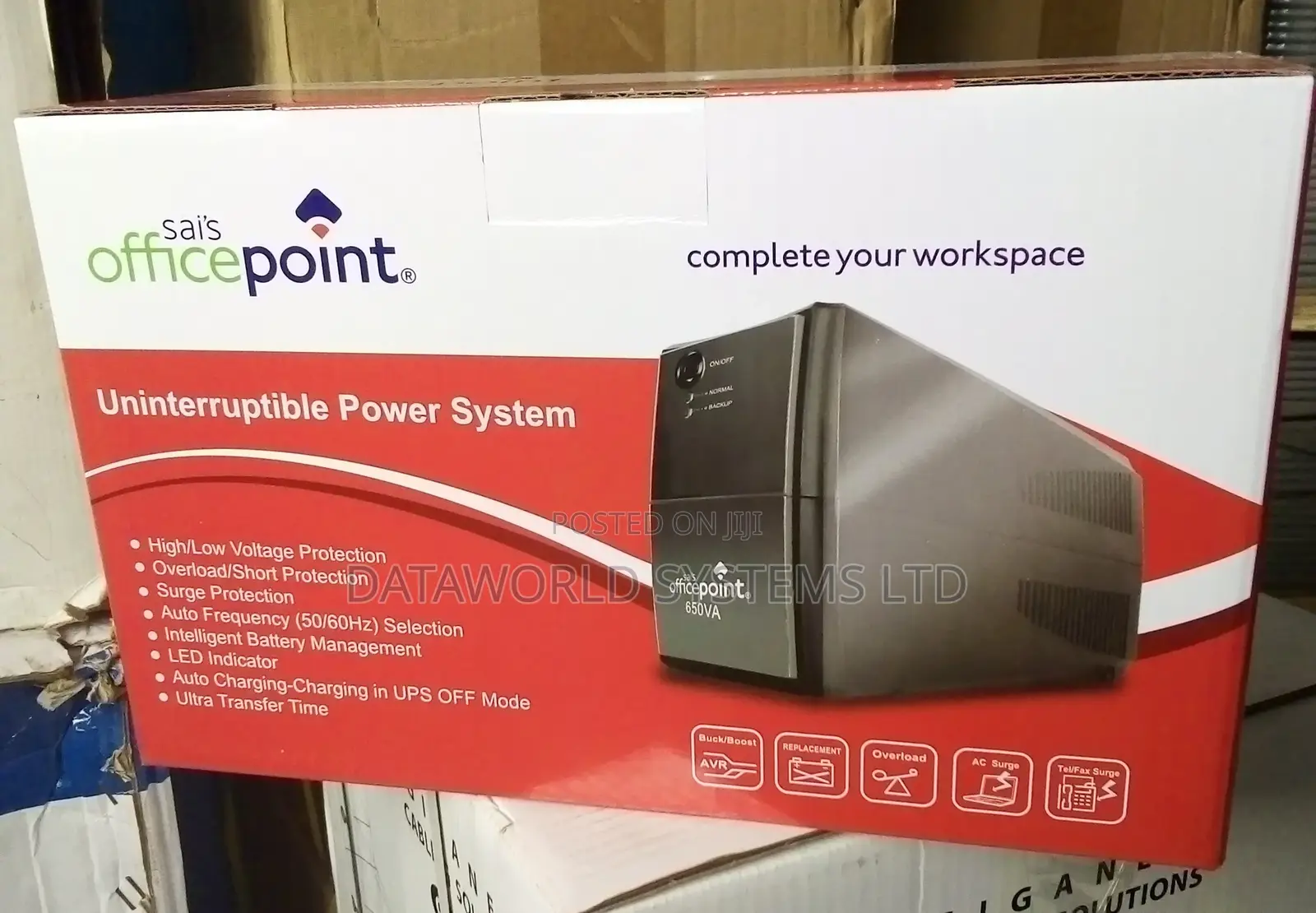 Officepoint Back-Up UPS 650VA