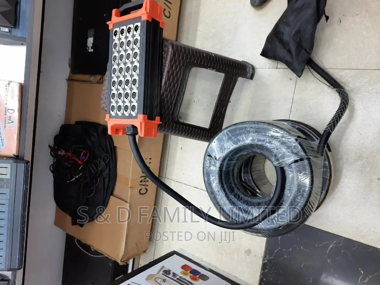 24 Channel 4 Return 30m Snake Cable Without Cage