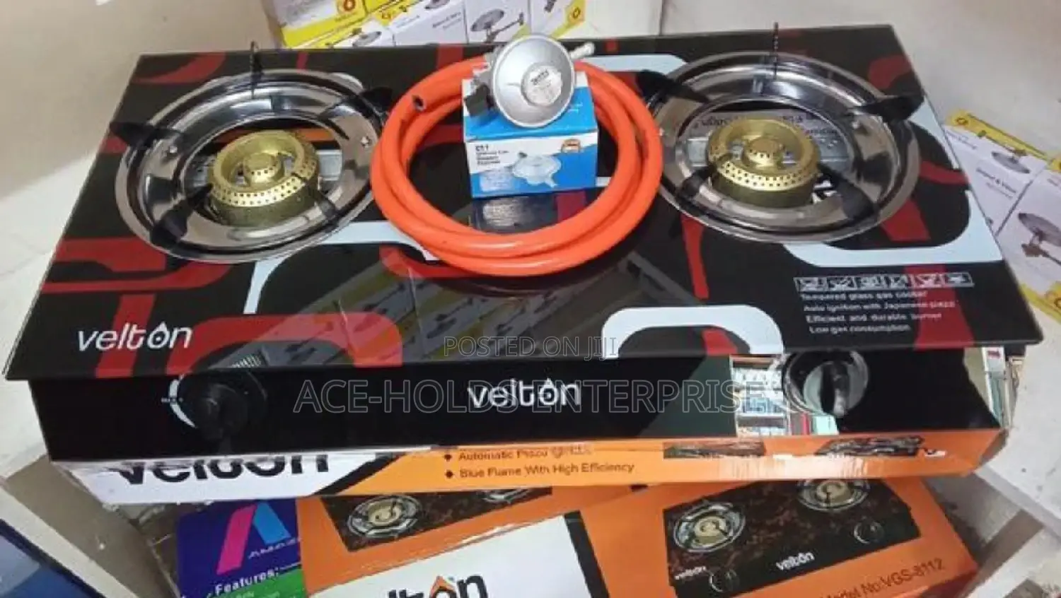 Velton Glass Top Cooker Regulator+ Pipe