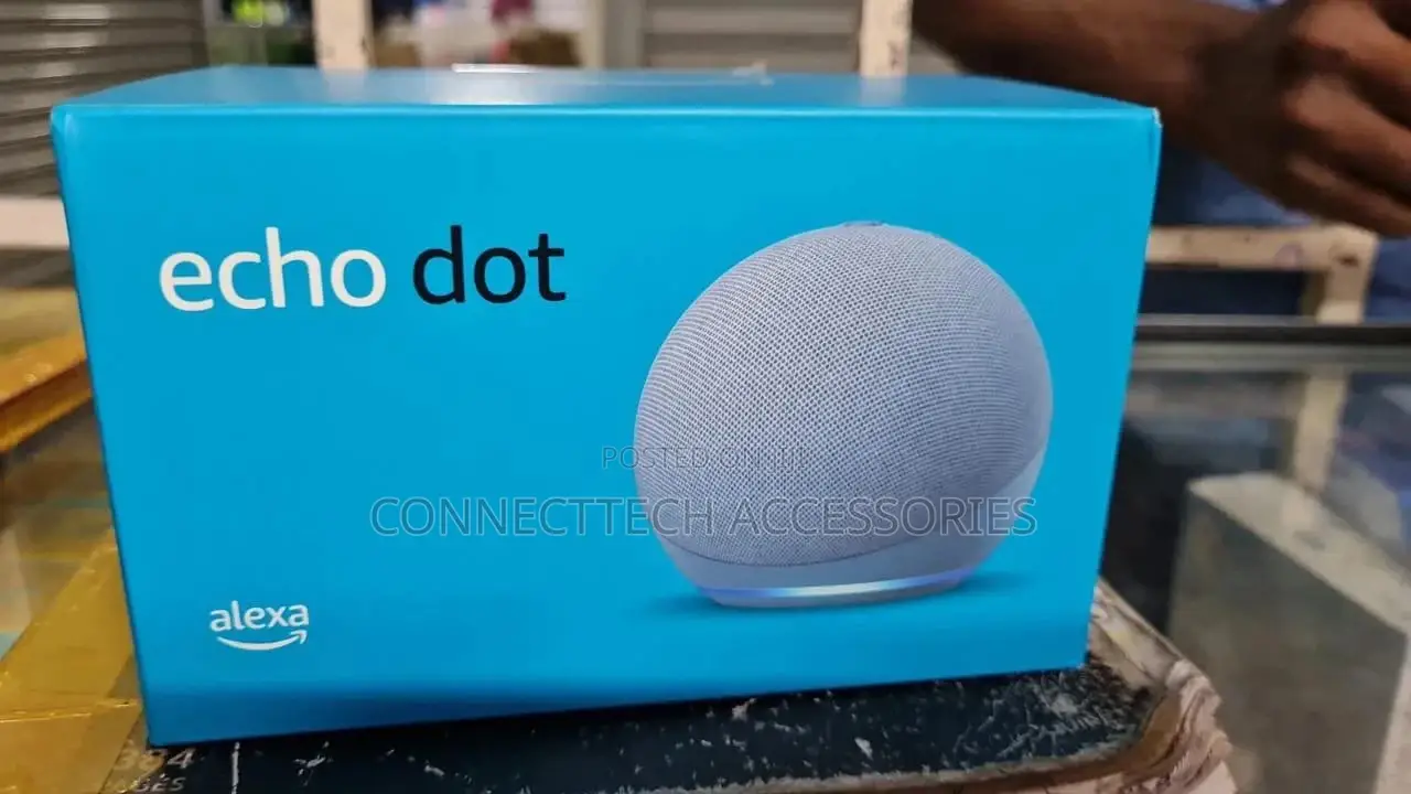 Echo Dot (4rth Gen)Smart Speaker With Alexa/Twinkle Blue